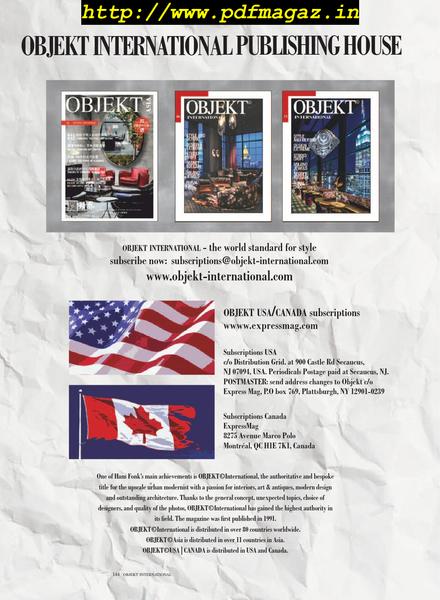 Objekt International – September 2019