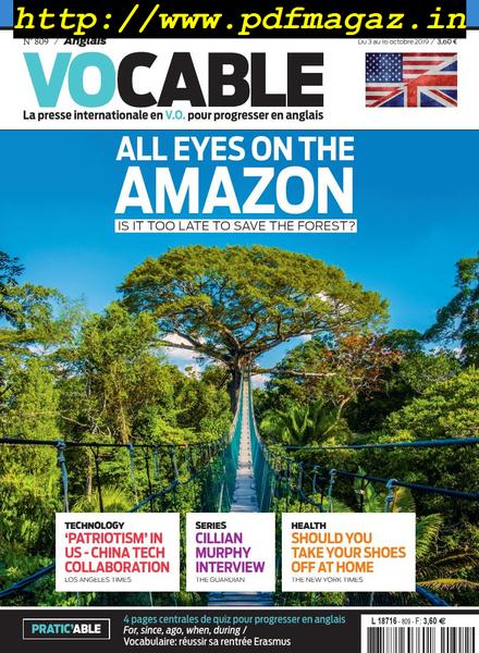 Vocable Anglais – 03 octobre 2019
