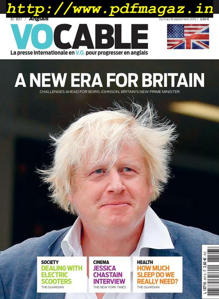 Vocable Anglais – 05 septembre 2019