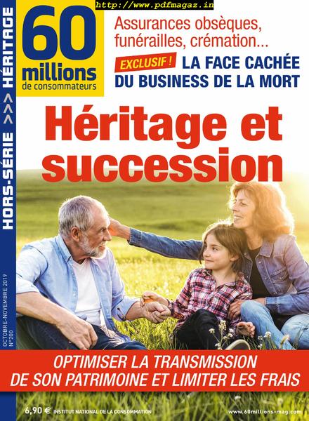 60 Millions de Consommateurs – Hors-Serie – Octobre-Novembre 2019