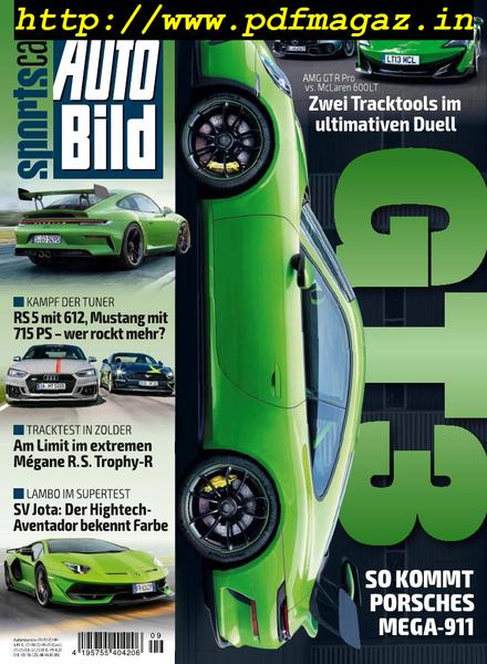 Auto Bild Sportscars – August 2019