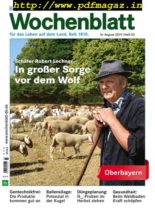 Bayerisches Landwirtschaftliches Wochenblatt Oberbayern – 14 August 2019