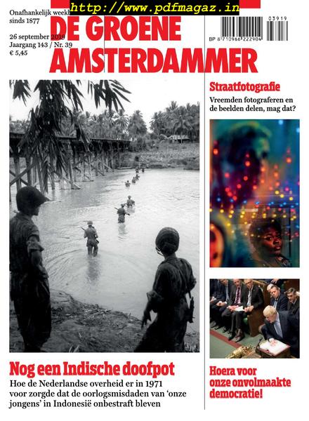 De Groene Amsterdammer – 27 september 2019