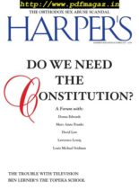 Harper’s Magazine – October 2019