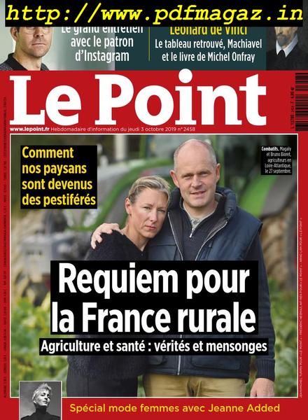 Le Point – 03 octobre 2019