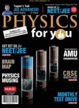 Physics For You – August 2019