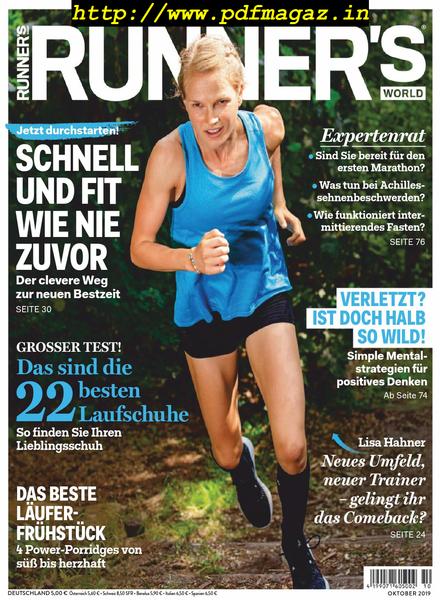Runner’s World Germany – Oktober 2019