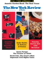 The New York Review of Books – October 24, 2019