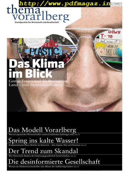 Thema Vorarlberg – Oktober 2019