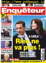 Enqueteur National – aout 2019