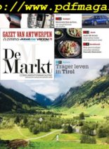Gazet van Antwerpen De Markt – 28 september 2019