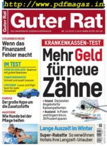 Guter Rat – Oktober 2019