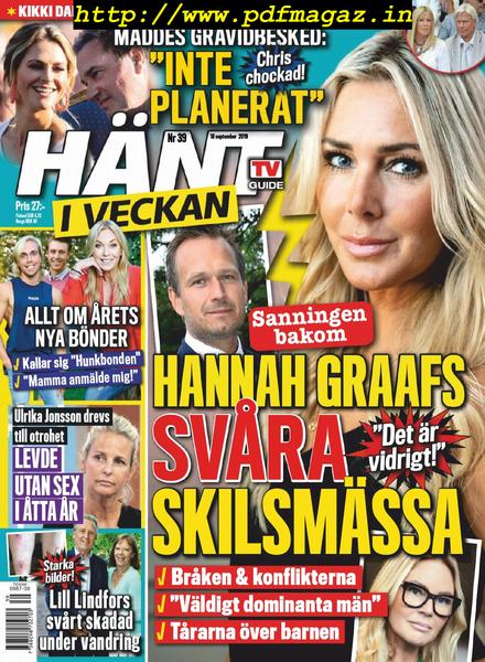 Hant i Veckan – 18 september 2019