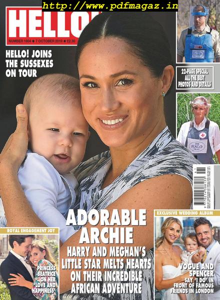 Hello! Magazine UK – 14 October 2019