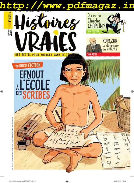 Je Lis des Histoires Vraies – octobre 2019