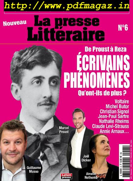 La presse Litteraire – Juillet-Septembre 2019