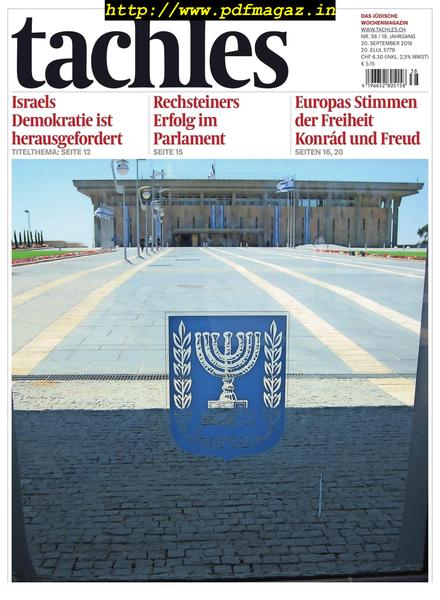 Tachles – 20 September 2019
