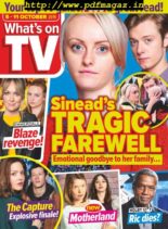 What’s on TV – 05 October 2019