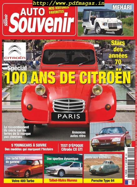 Auto Souvenir – Octobre-Decembre 2019