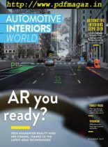 Automotive Interiors World – October 2019