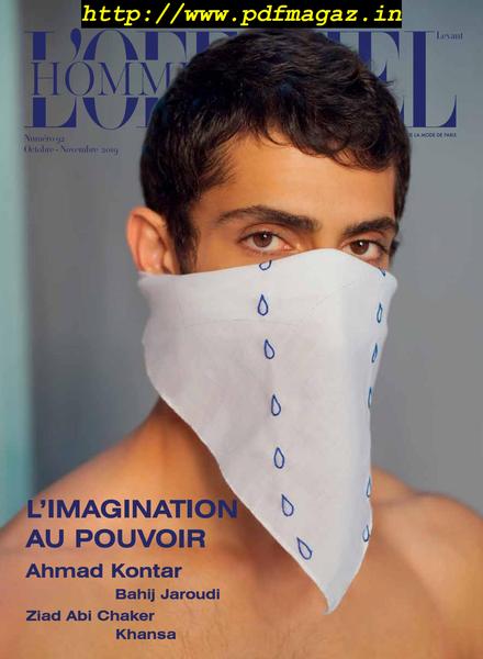L’Officiel Hommes Levant – Octobre-Novembre 2019