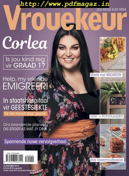 Vrouekeur – 18 Oktober 2019