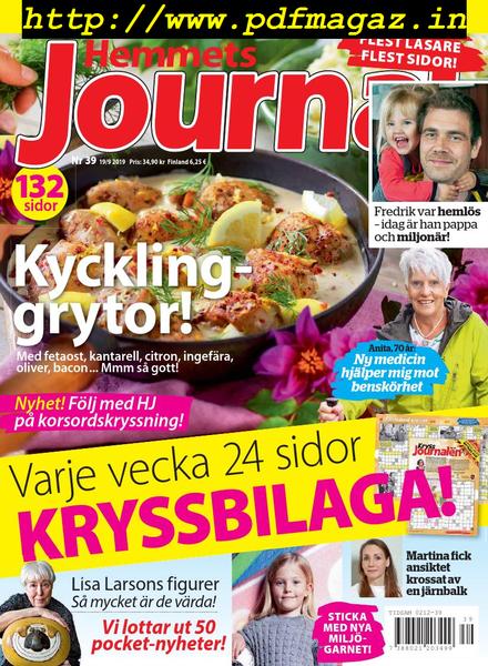 Hemmets Journal – 19 september 2019