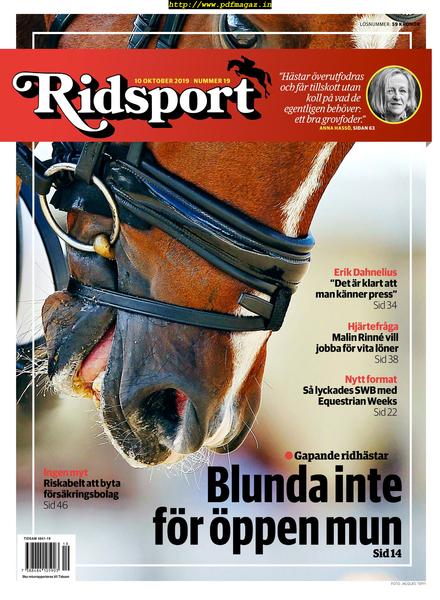 Ridsport – 10 oktober 2019