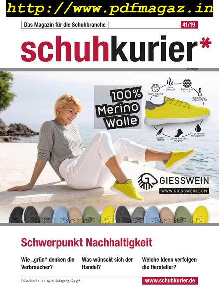 schuhkurier – 09 Oktober 2019