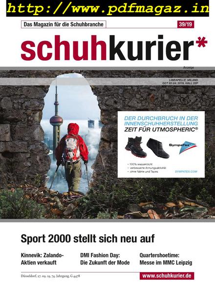 schuhkurier – 24 September 2019