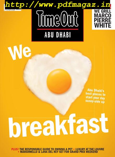 TimeOut Abu Dhabi – October 09, 2019