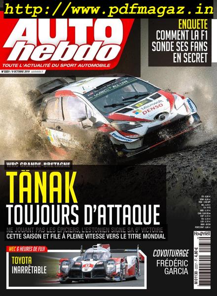 Auto Hebdo – 10 octobre 2019