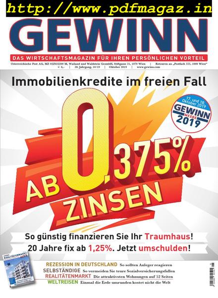 Gewinn – Oktober 2019