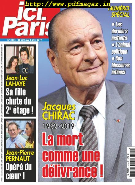 Ici Paris – 28 septembre 2019