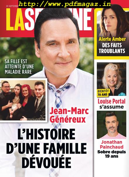 La Semaine – septembre 20, 2019