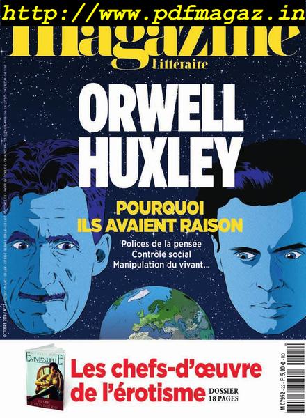 Le Nouveau Magazine Litteraire – octobre 2019