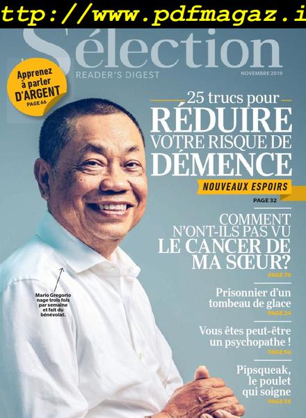 Selection du Reader’s Digest Canada – novembre 2019