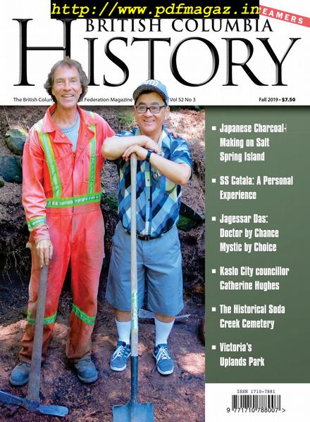 British Columbia History – September 2019