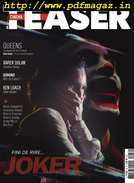 Cinema Teaser – octobre 2019