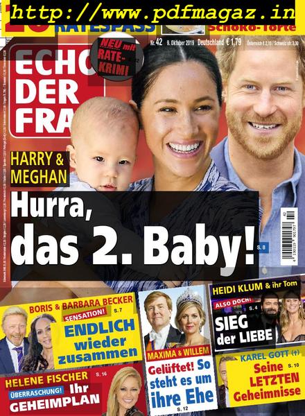 Echo der Frau – 09 Oktober 2019