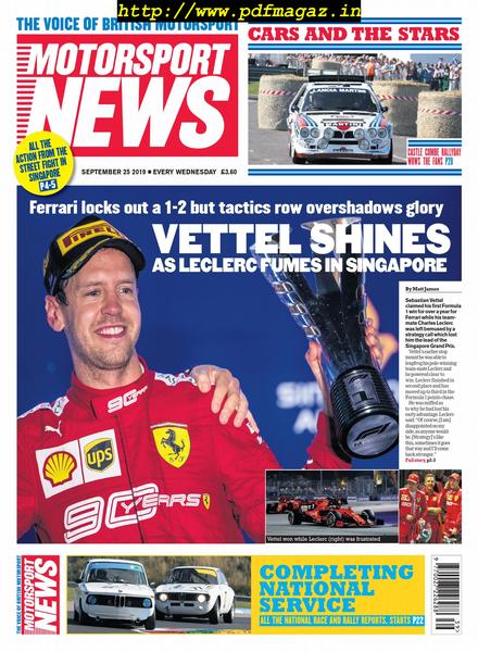 Motorsport News – September 25, 2019