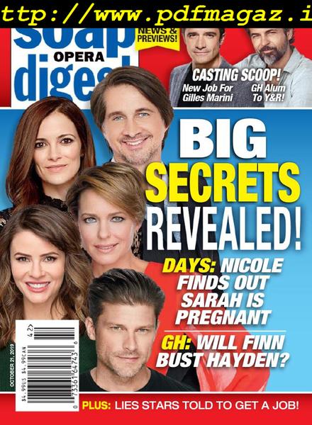 Soap Opera Digest – October 21, 2019