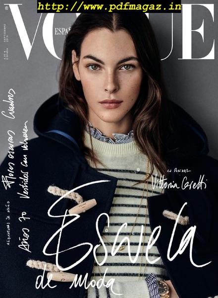 Vogue Espana – septiembre 2019
