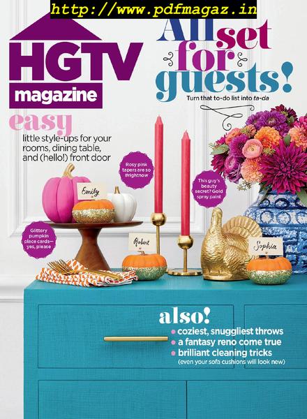 HGTV Magazine – November 2019