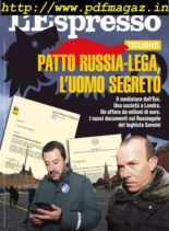L’Espresso – 13 ottobre 2019