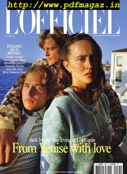 L’Officiel Paris – novembre 2019