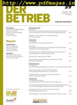 Der Betrieb – 30 September 2019
