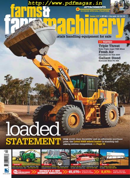Farms and Farm Machinery – November 2019