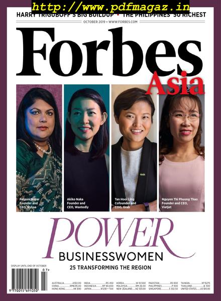 Forbes Asia – October 2019