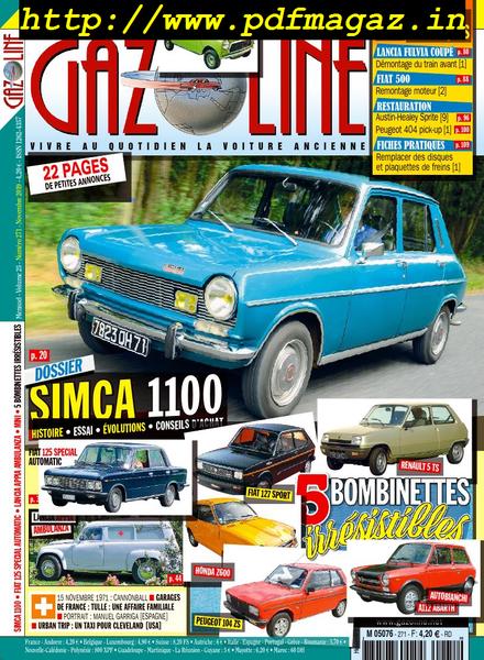 Gazoline – novembre 2019